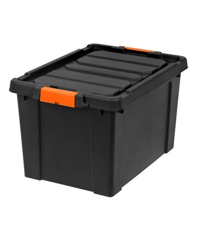 Пластиковые контейнеры для хранения IRIS USA, 19 Gal. с крышками