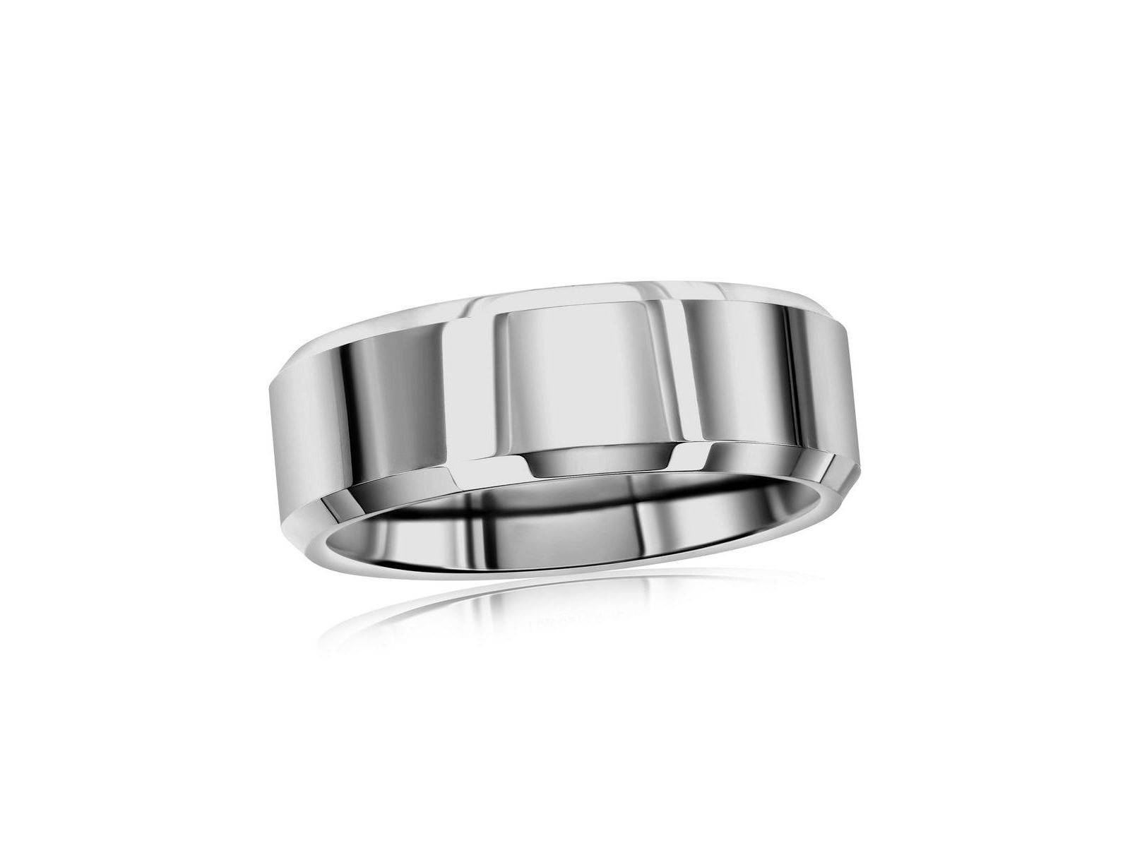 Кольцо Metallo Polished Silver Tungsten