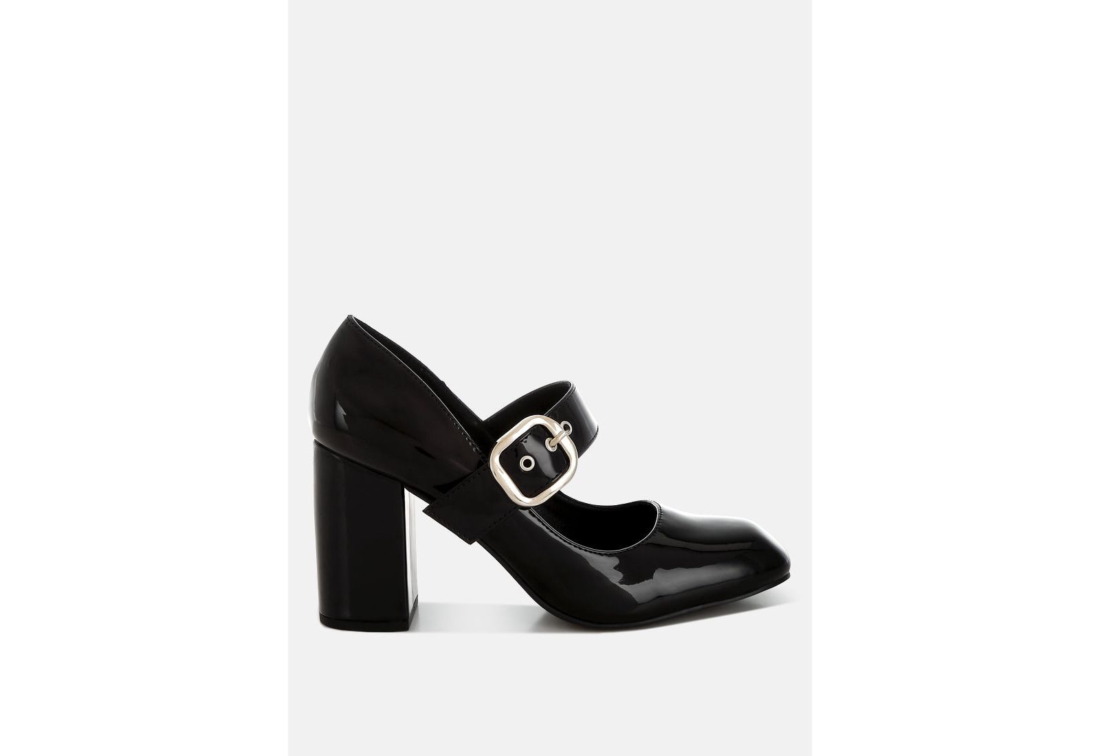 London Rag Womens Primula Block Heel Mary Jane Sandals