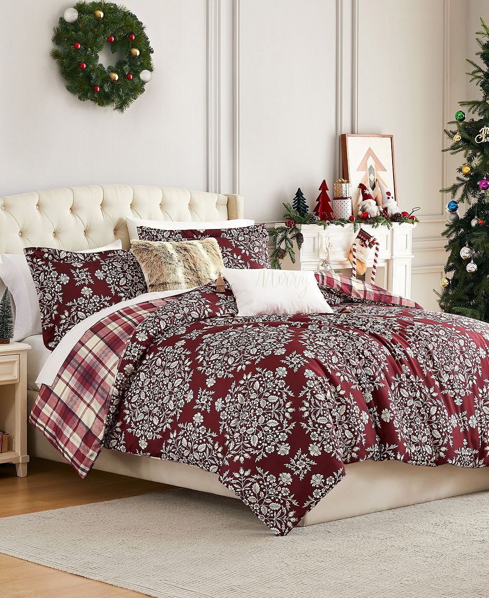 Комплект из 5 праздничных одеял Southshore Fine Linens Christmas Carol, Full/Queen