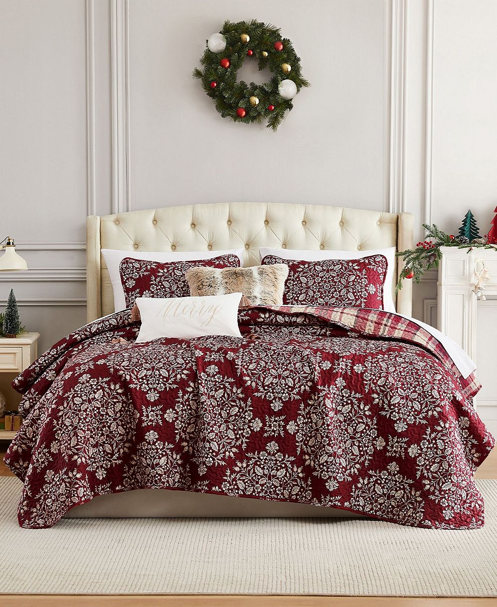 Southshore Fine Linens праздничный комплект постельного белья Christmas Carol Twin/Twin XL