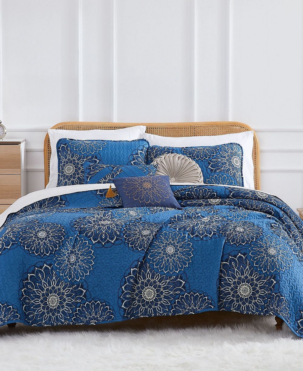 Southshore Fine Linens Комплект из 6 предметов Midnight Floral, King/California King