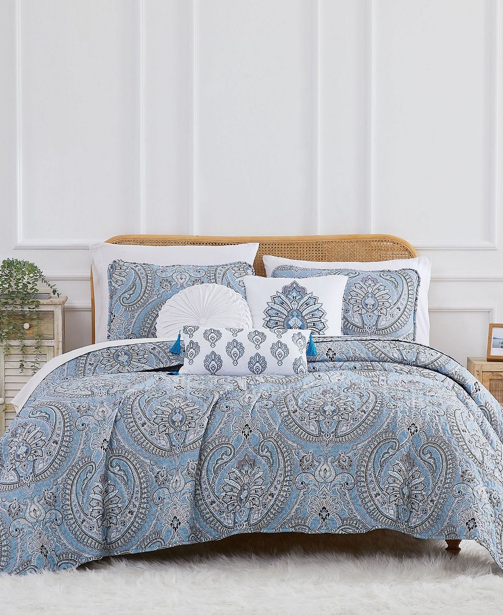 Southshore Fine Linens Pure Melody 6-Pc. Quilt Set, King/California King