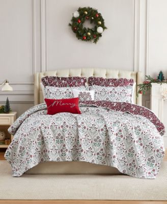 Комплект из 7 предметов Southshore Fine Linens Holiday Harmony, King/California King