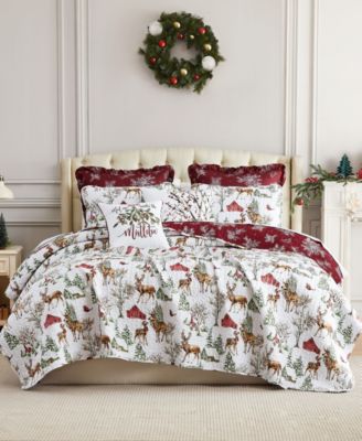 Праздничный комплект постельного белья Southshore Fine Linens Christmas, 5 предметов, Twin/Twin XL