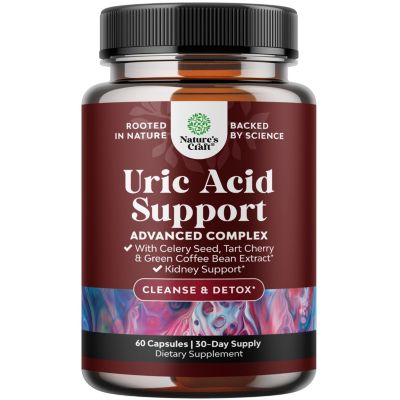 Uric Acid Supplement, Nature's Craft, 60ct