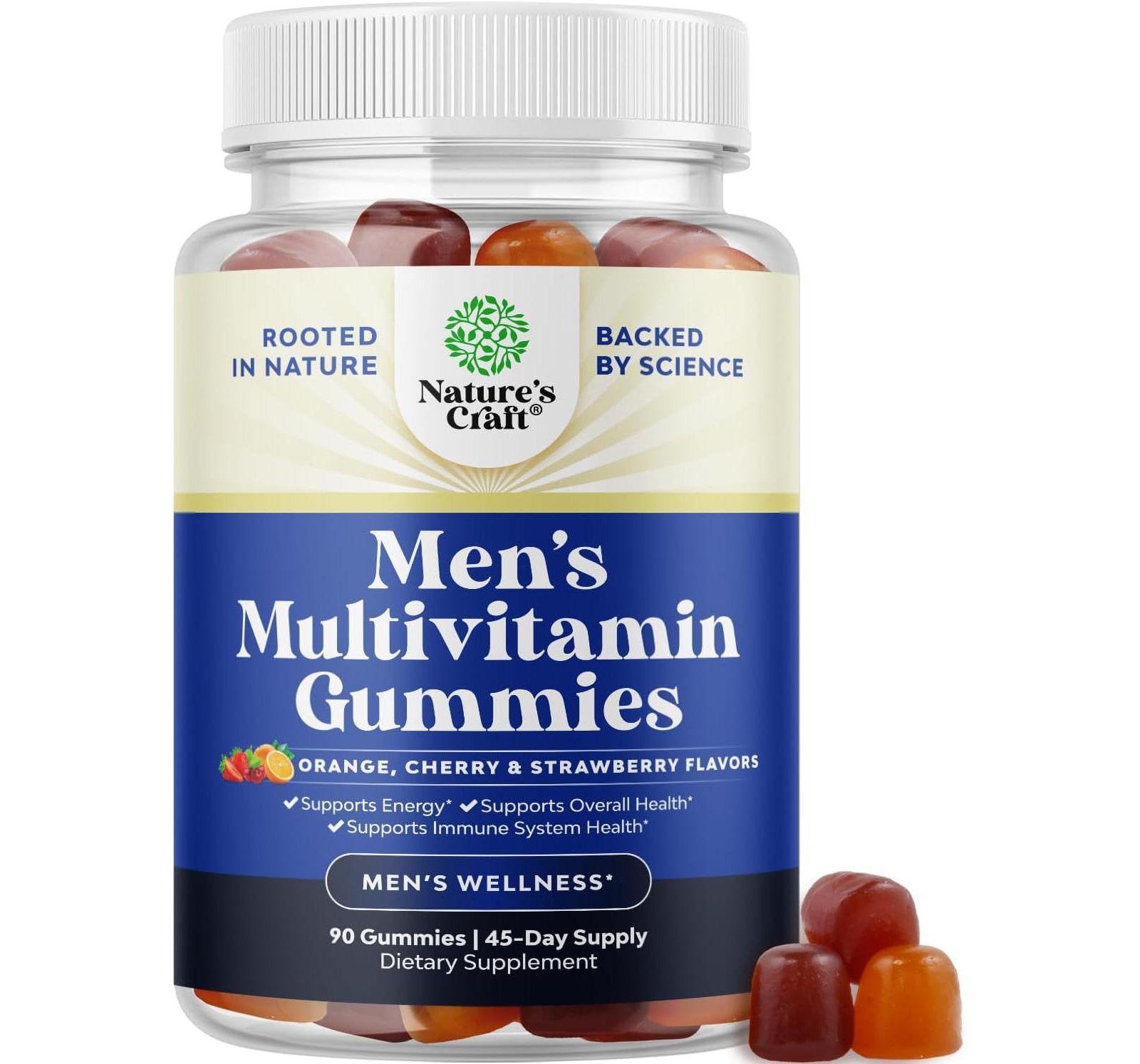 Мужские витаминные мармеладки Nature's Craft с цинком и биотином