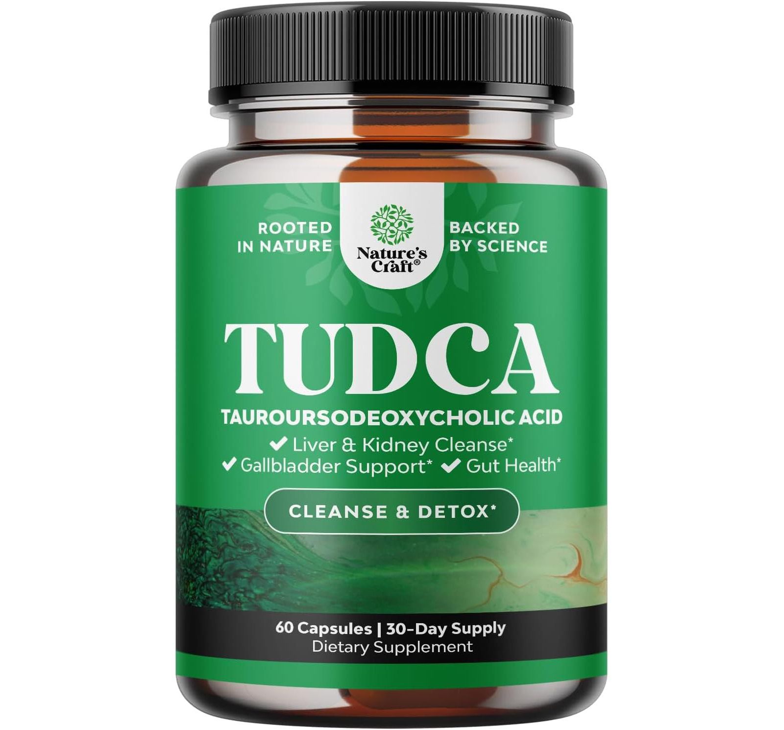 Капсулы Nature's Craft TUDCA, Liver Support and Gallbladder Cleanse, 60ct