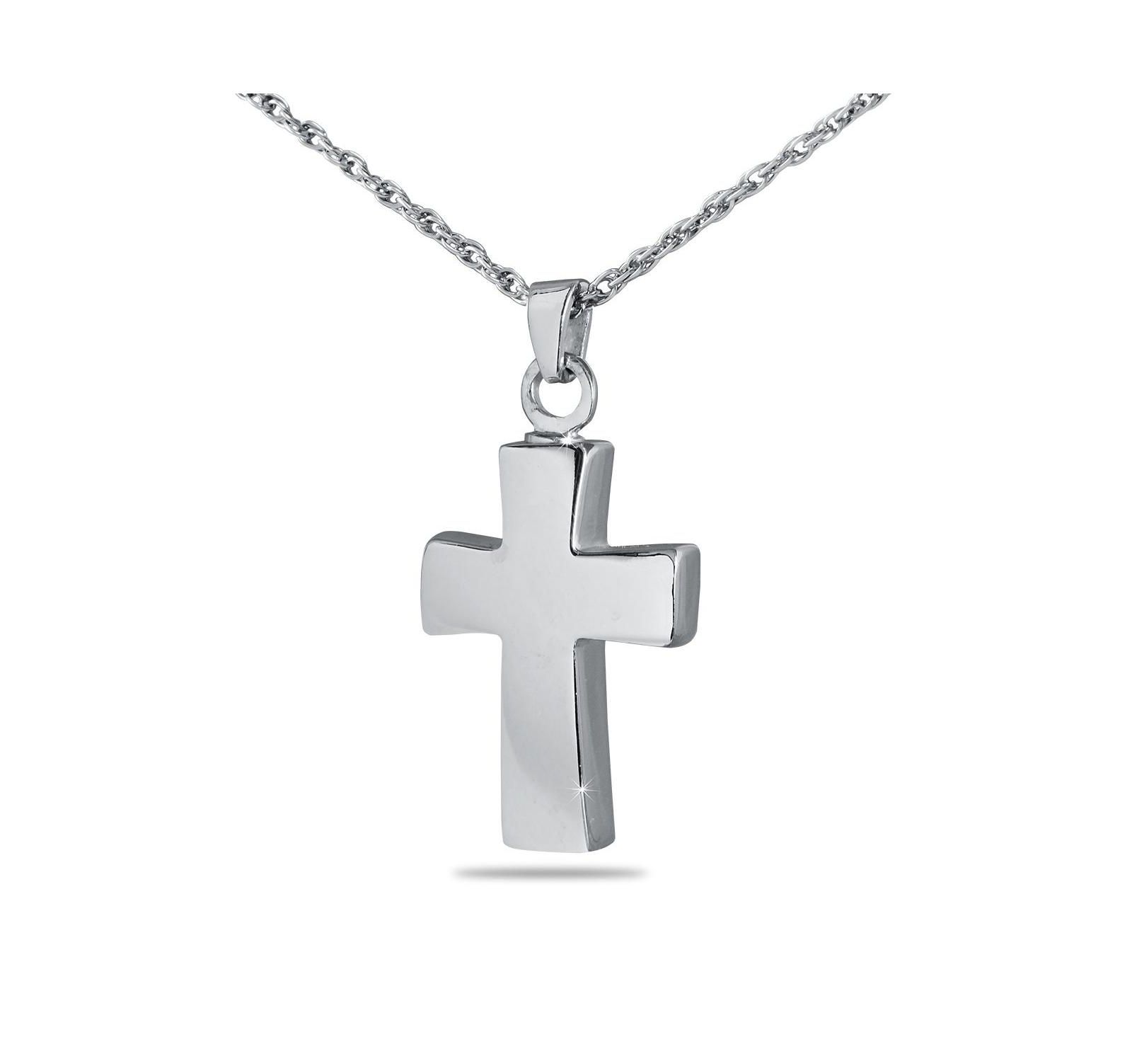 Подвеска с кулоном Sterling Cross Cremation 1 1/