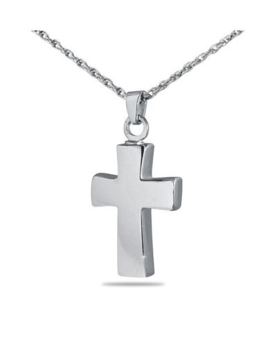 Подвеска с кулоном Sterling Cross Cremation 1 1/