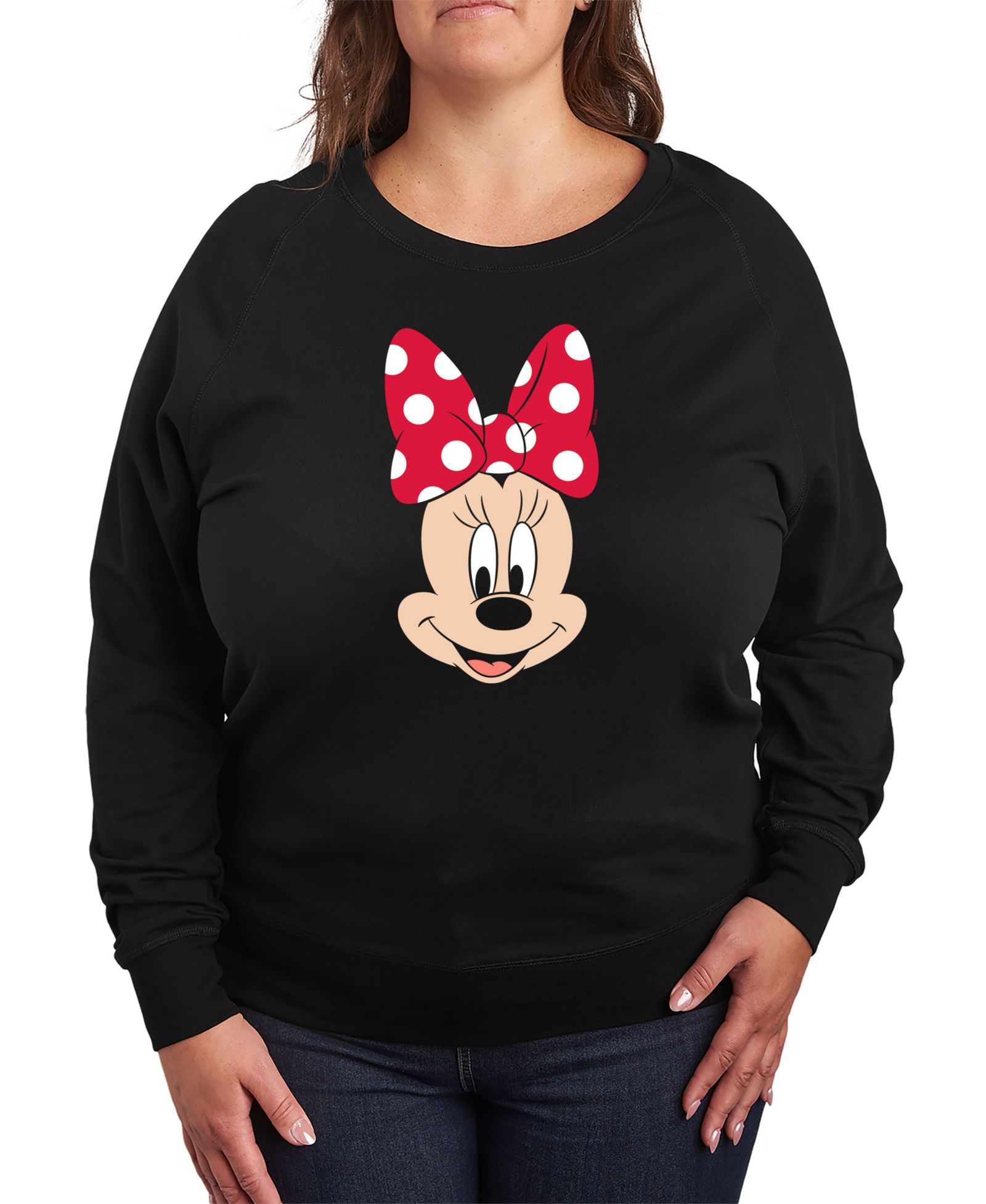 Футболка Hybrid Apparel Plus Size Disney Minnie Mouse Face Graphic с принтом