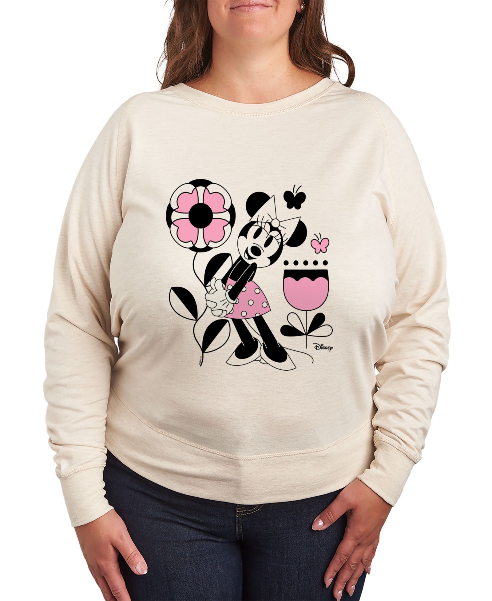 Hybrid Apparel Plus Size Disney Minnie Mouse Graphic Pullover T-shirt