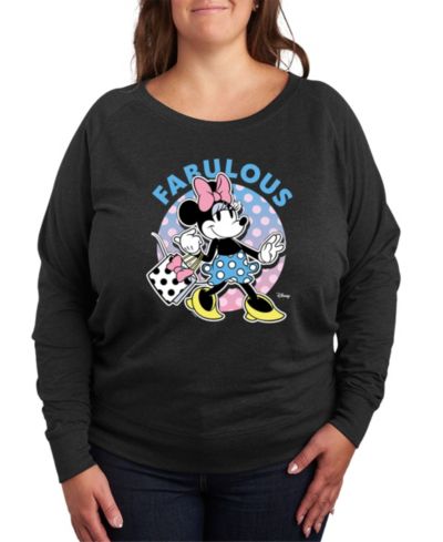 Hybrid Apparel Plus Size Disney Minnie Mouse Fabulous Graphic Pullover T-shirt