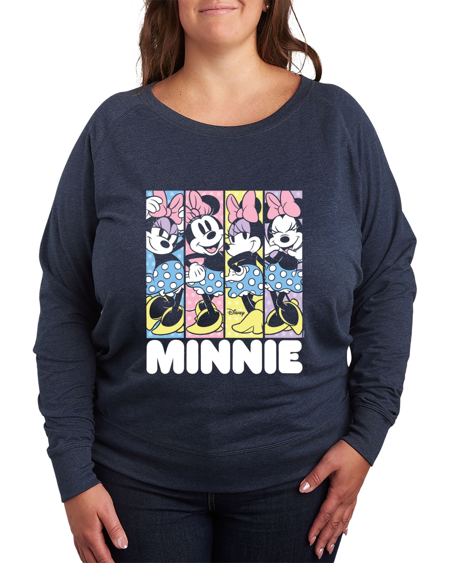 Hybrid Apparel Plus Size Disney Minnie Graphic Pullover T-shirt
