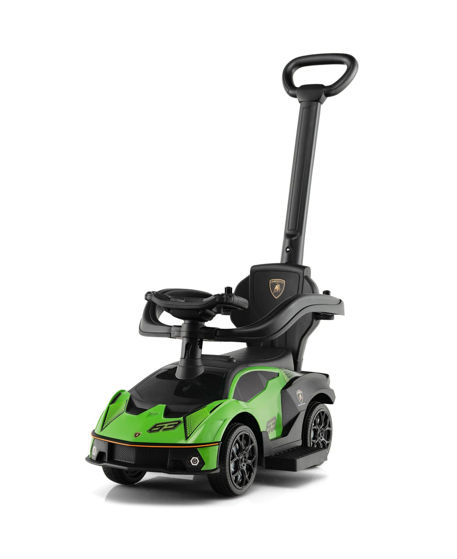 Gymax 3-in-1 Lamborghini Ride on Push Car Stroller Sliding Car со звуком