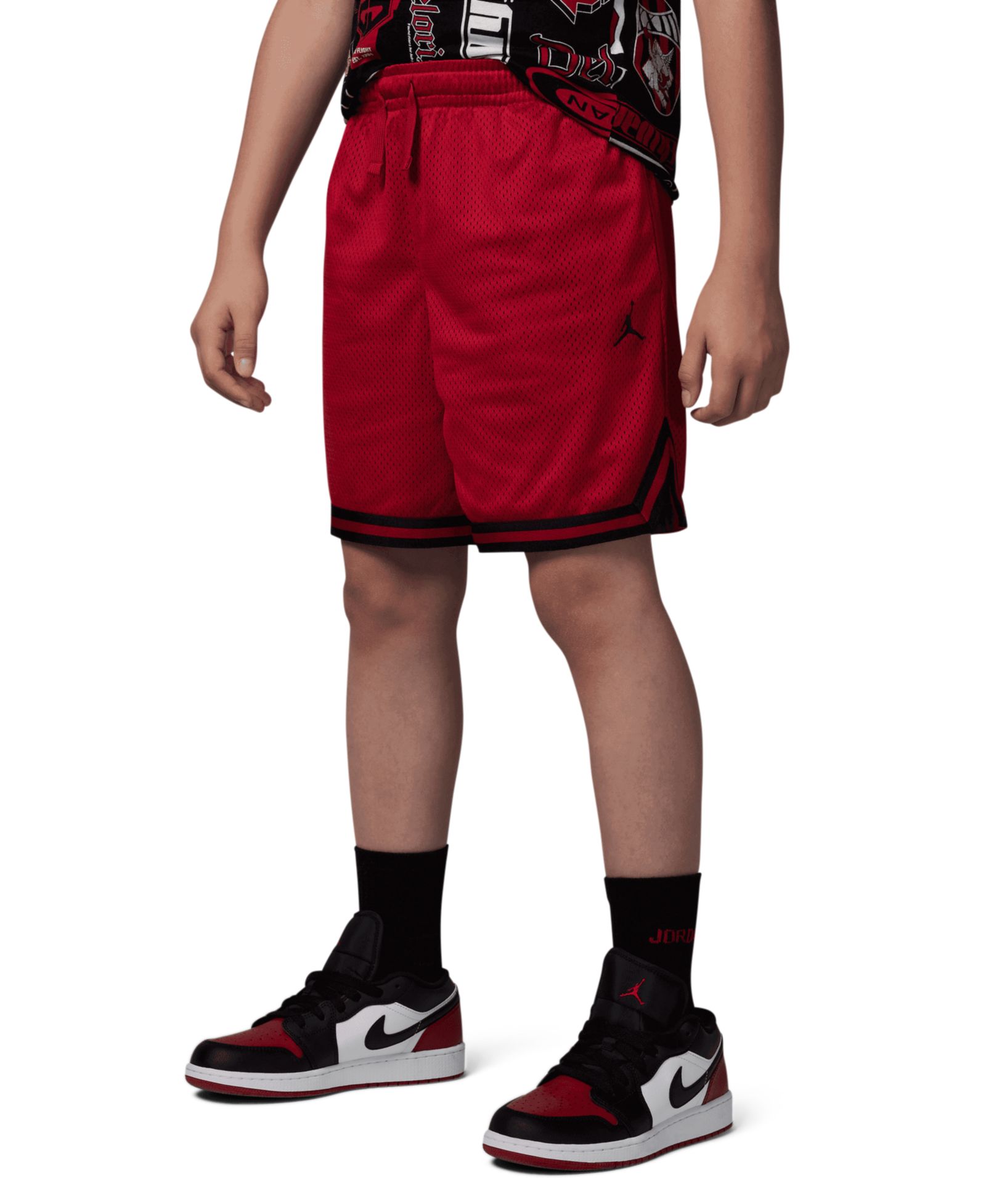 Jordan Boys' 8-20 Taping Mesh Shorts