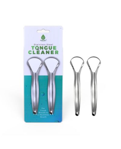 Stainless Steel Tongue Cleaner – 2 Pack