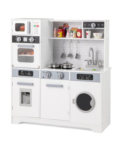 Gymax Water Dispenser Play Kitchen, Ages 3+