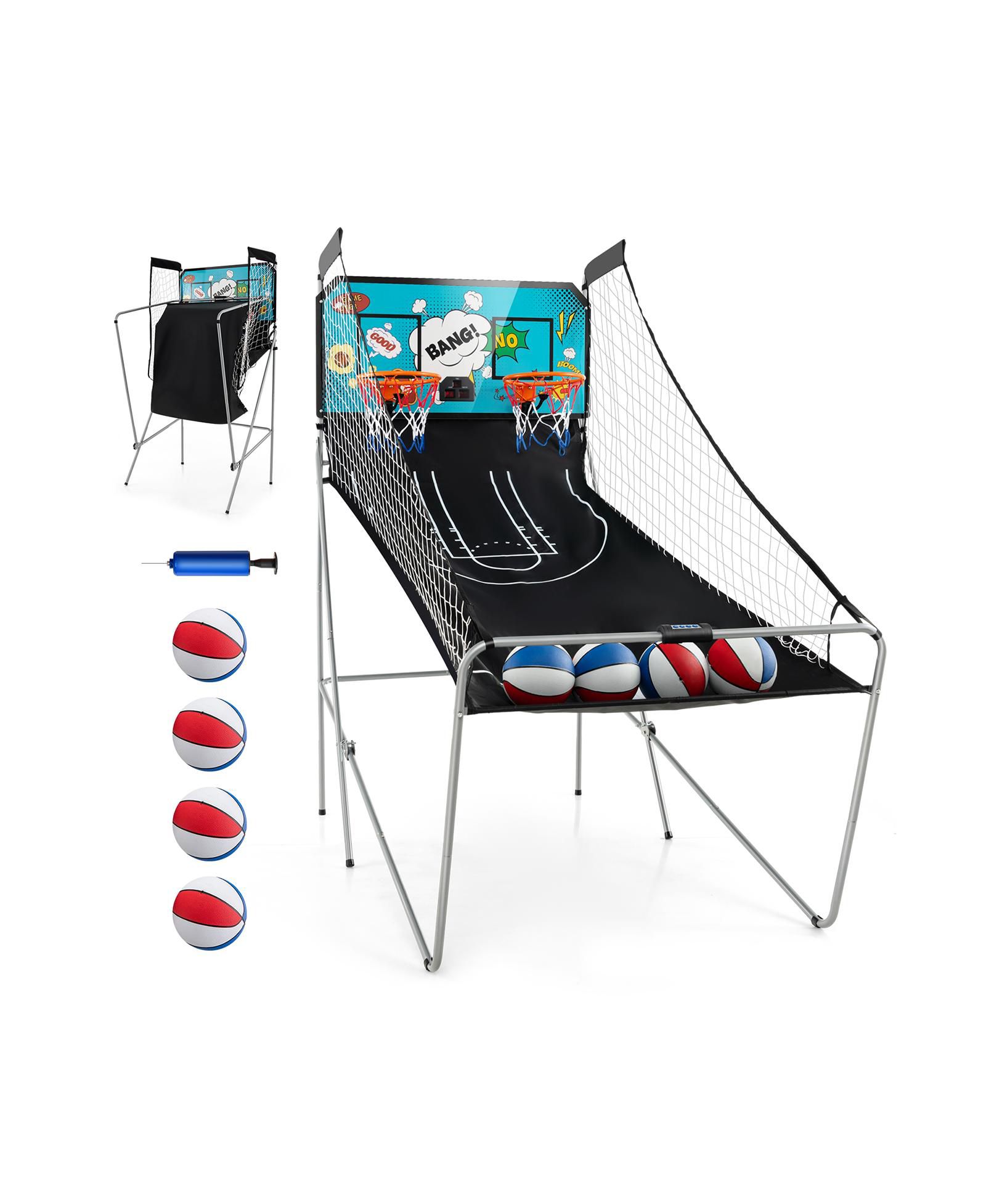 Gouun Dual-Shot 8 Game Modes Basketball Arcade Game, Ages 5+