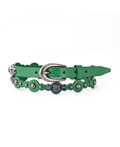 OLD TREND Women's Rosa Flourish Leather Belt