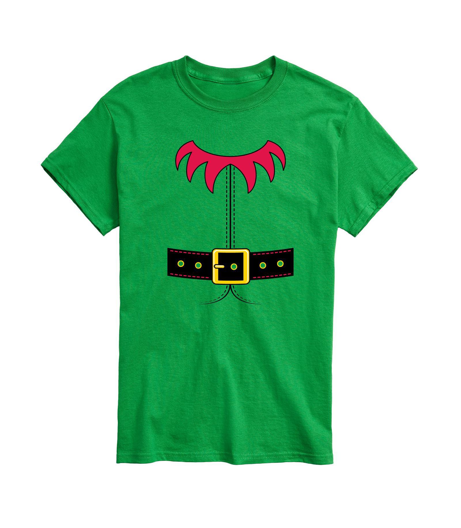 AIRWAVES Men's Elf Costume Short Sleeve Tee