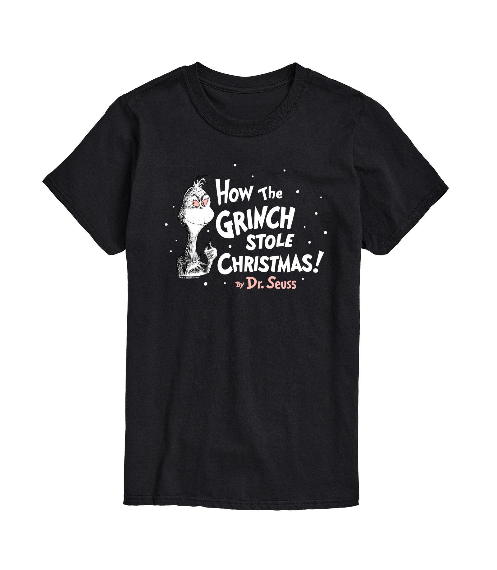 AIRWAVES Men's The Grinch How The Grinch Stole Christmas Short Sleeve Tee