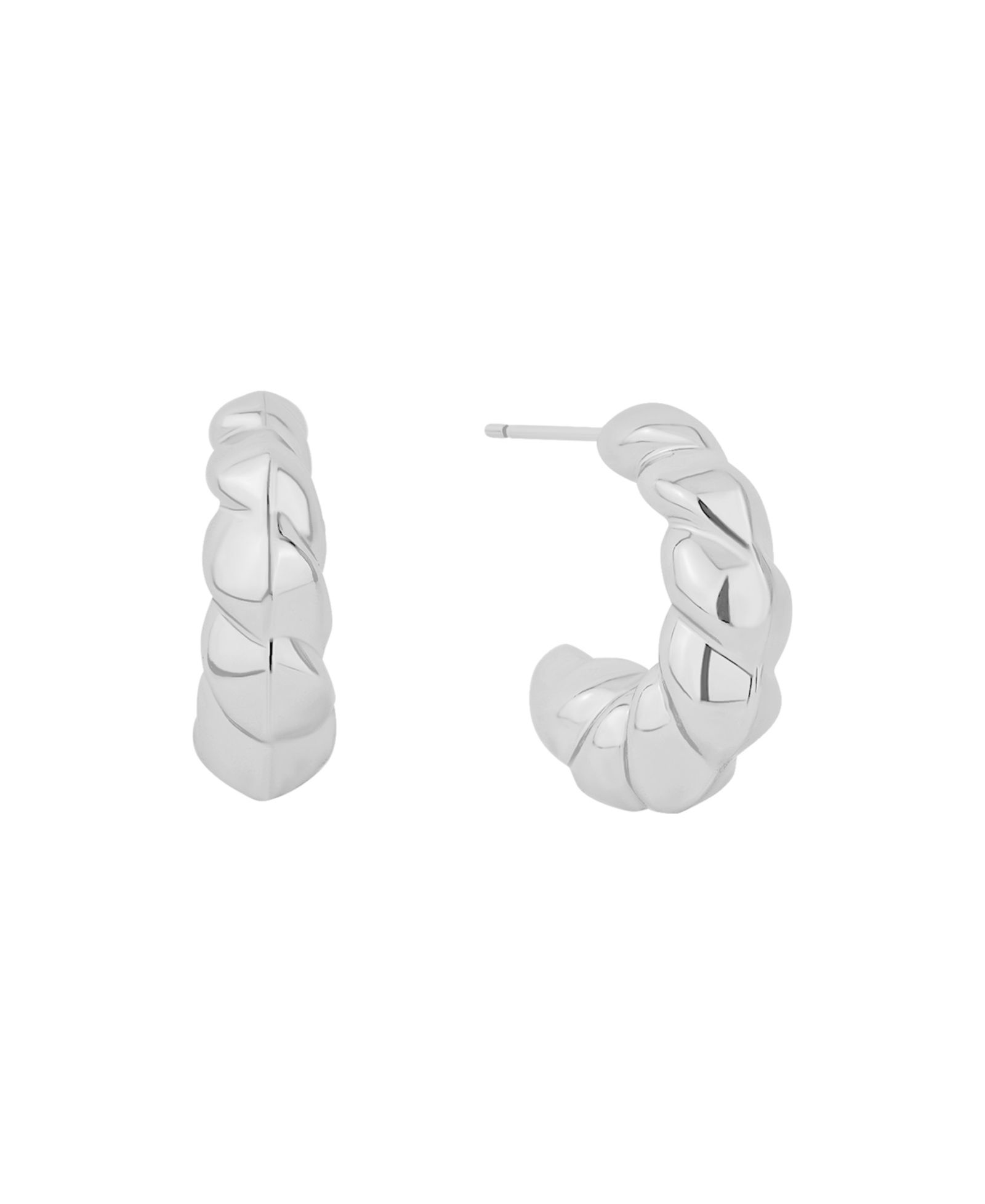 And Now This Twist Серьги-кольца Shrimp Hoop