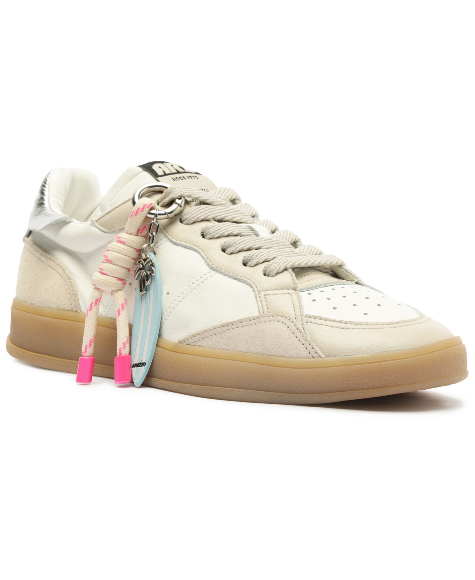 Arezzo Women's Millie Lace-Up Sneakers with Charms