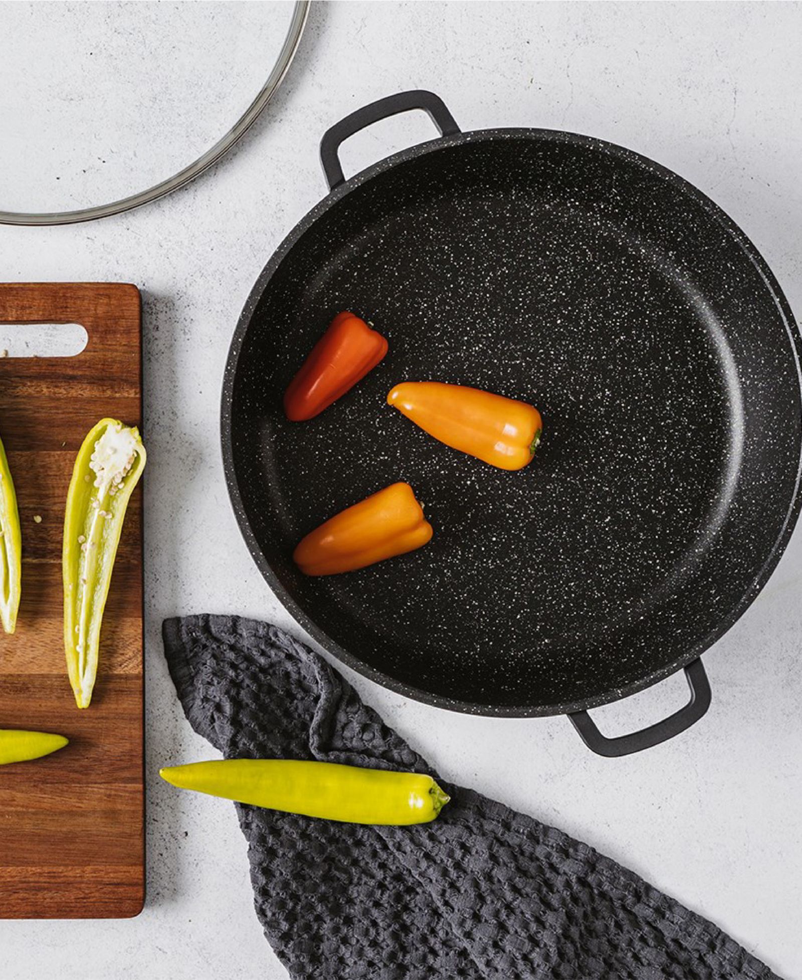Cuisine::pro® GRANITE 12.5" Cast Aluminum Sautepan