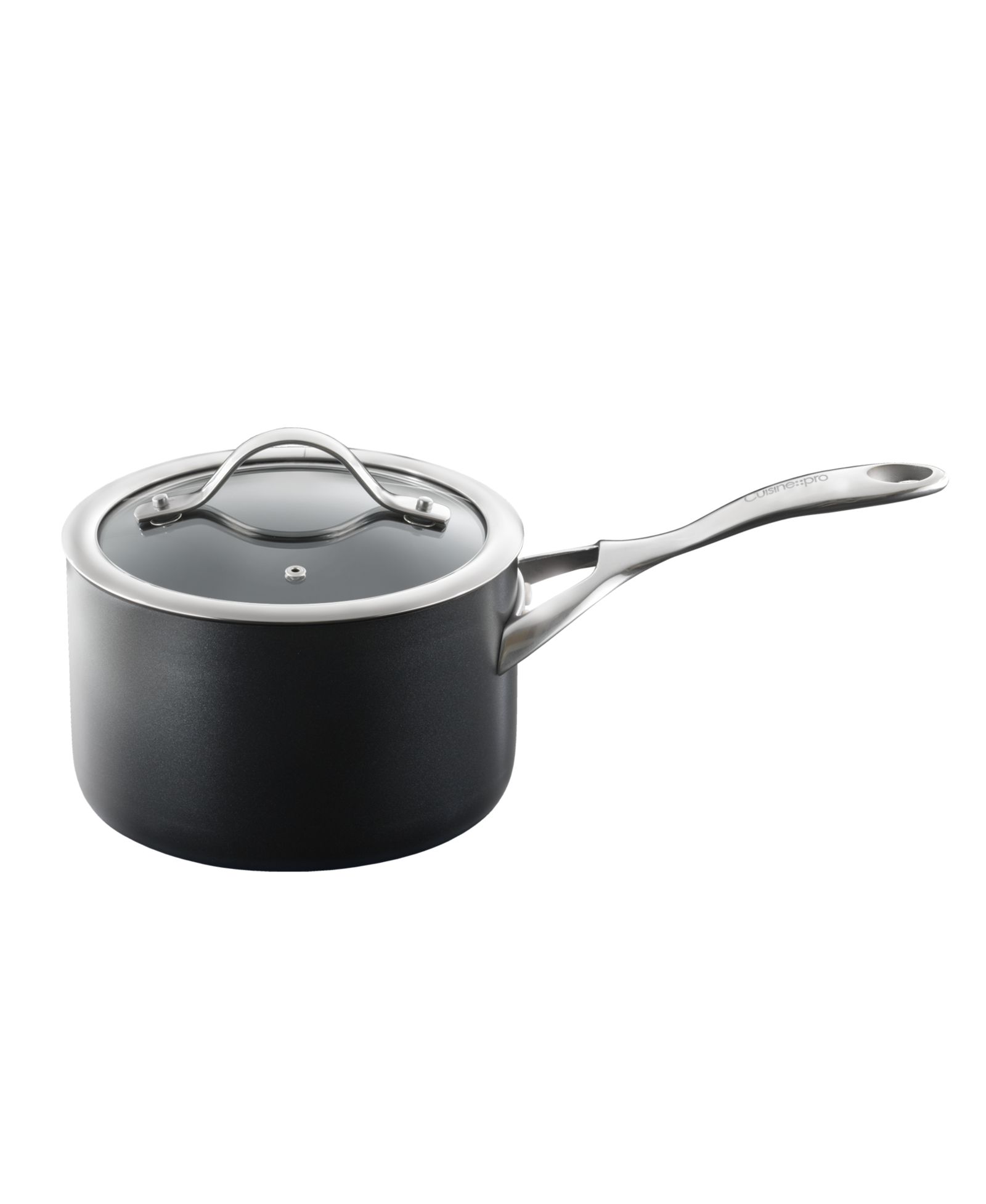 Cuisine::pro® ID3 2.1qt Hard anodized Cast Saucepan