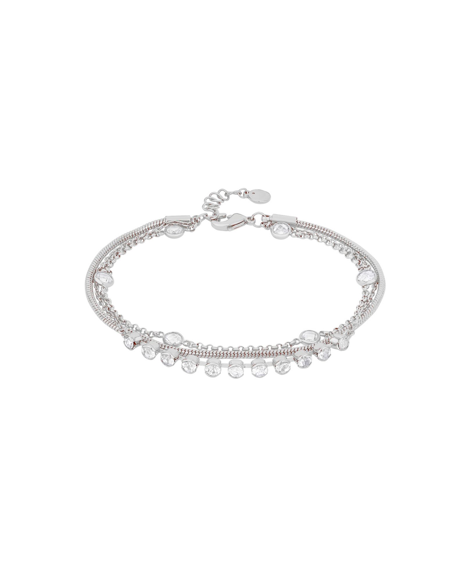 Браслет And Now This Cubic Zirconia Triple Row