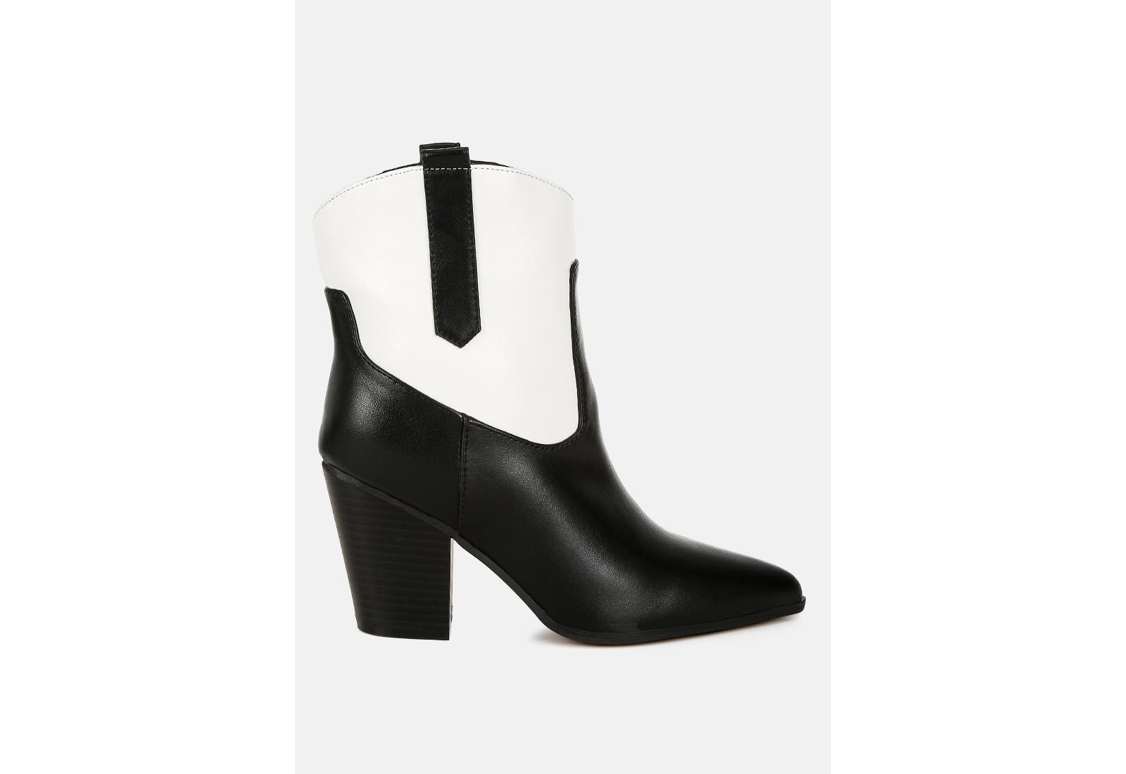 London Rag Womens Gallops Two Tone Cowboy Boots