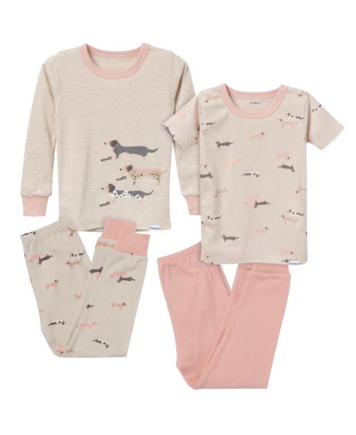 Пижамный комплект Gerber для малышей, 4 части