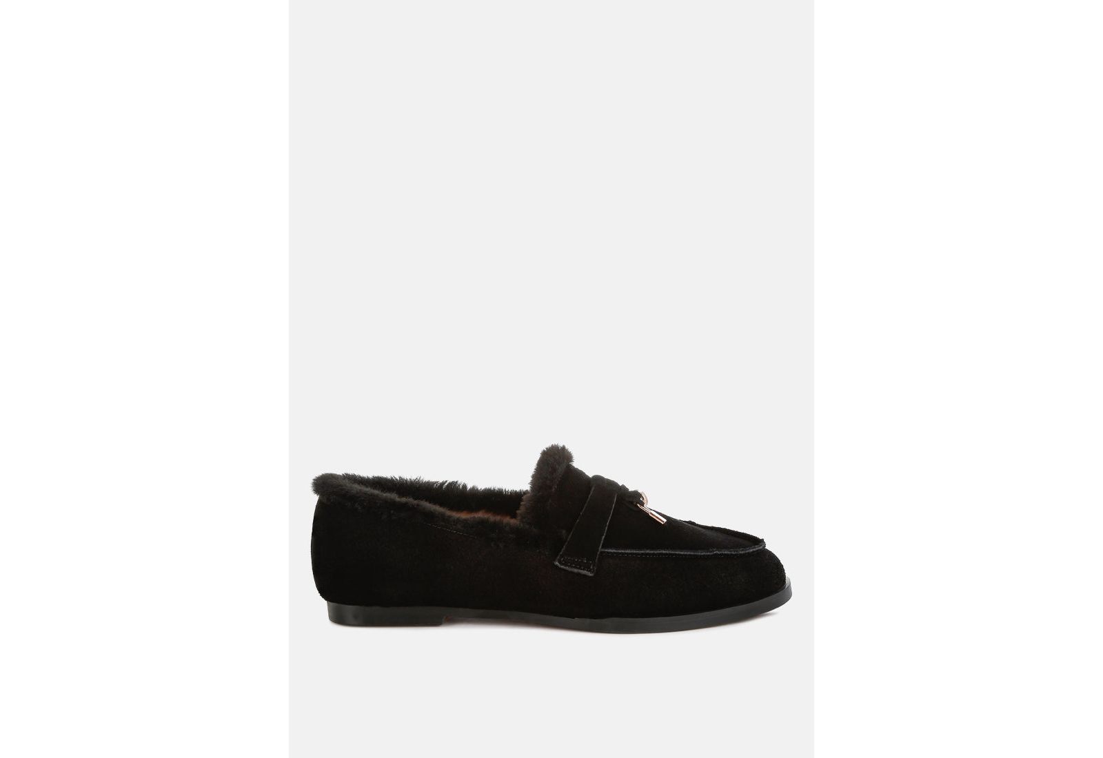 Женские лоферы Rag and Co Womens Ohrid из замши и искусственного меха