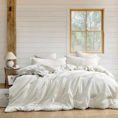 Coma Inducer Love Thick - Calming Coma Inducer Oversized Comforter Set - Milky White
