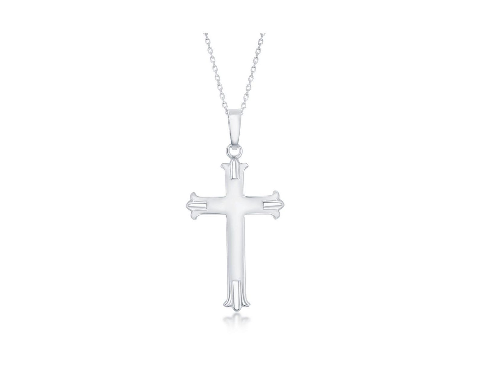 Колье Simona Sterling Silver Designed Cross
