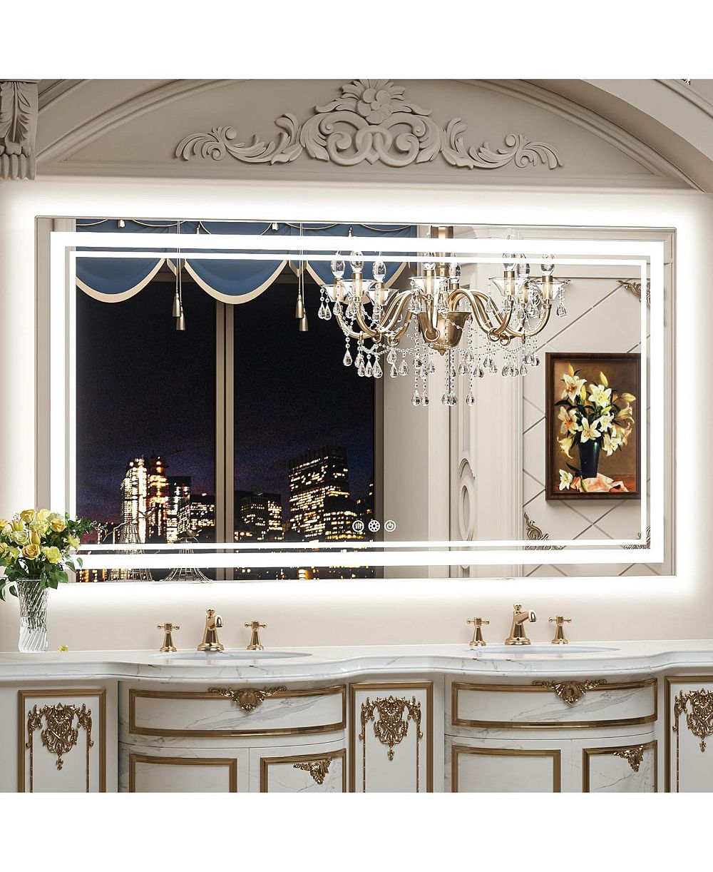 Зеркало для ванной keonjinn LED Frontlit and Backlit Dimmable