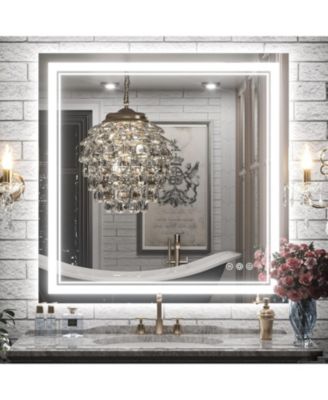 Зеркало для ванной keonjinn LED Frontlit and Backlit Dimmable Light
