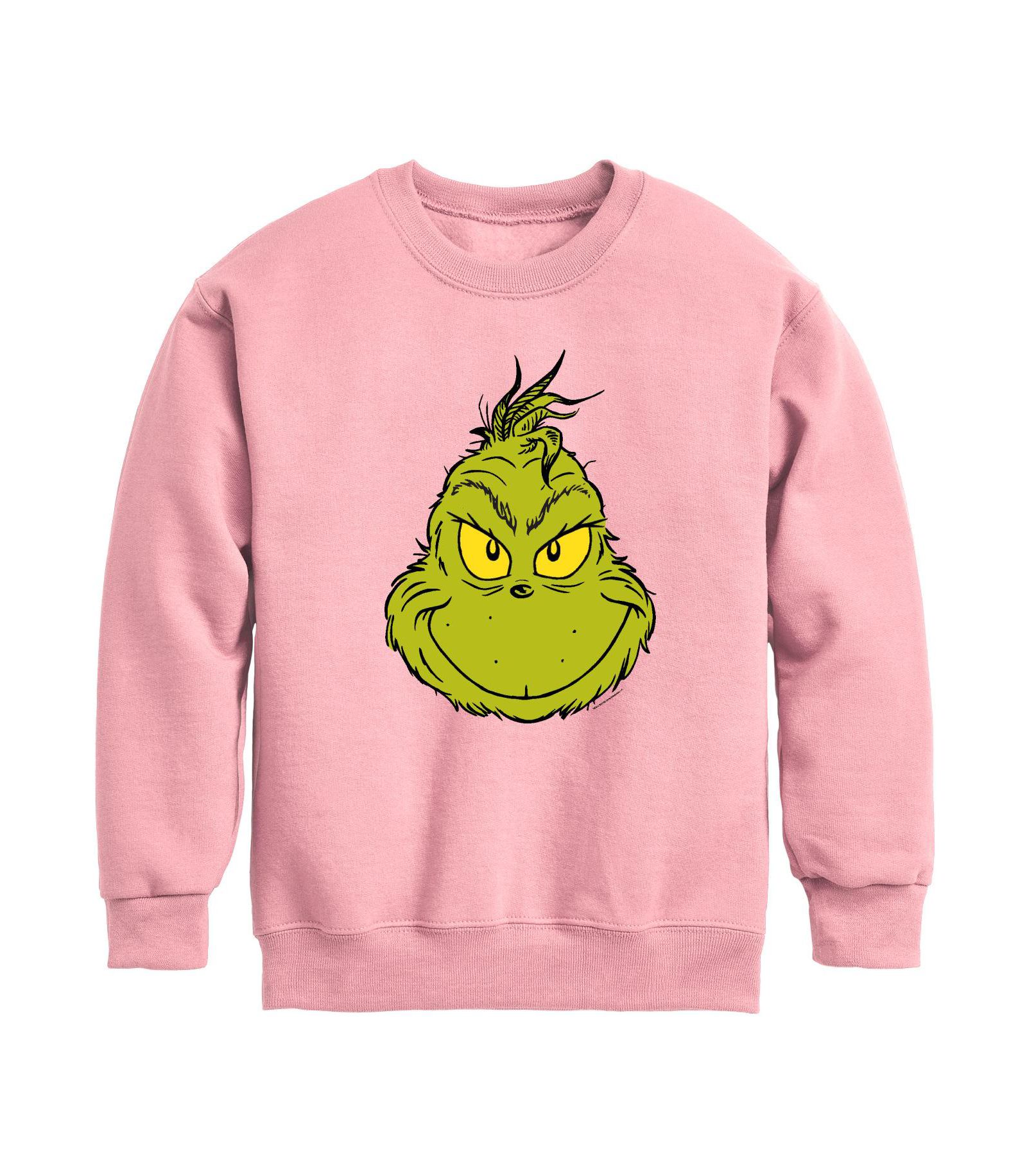 The Grinch Топ из флиса с принтом Grinch Face для девочек