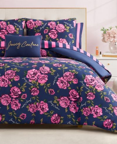 Juicy Couture Rose 8-Pc. Comforter Set, Full