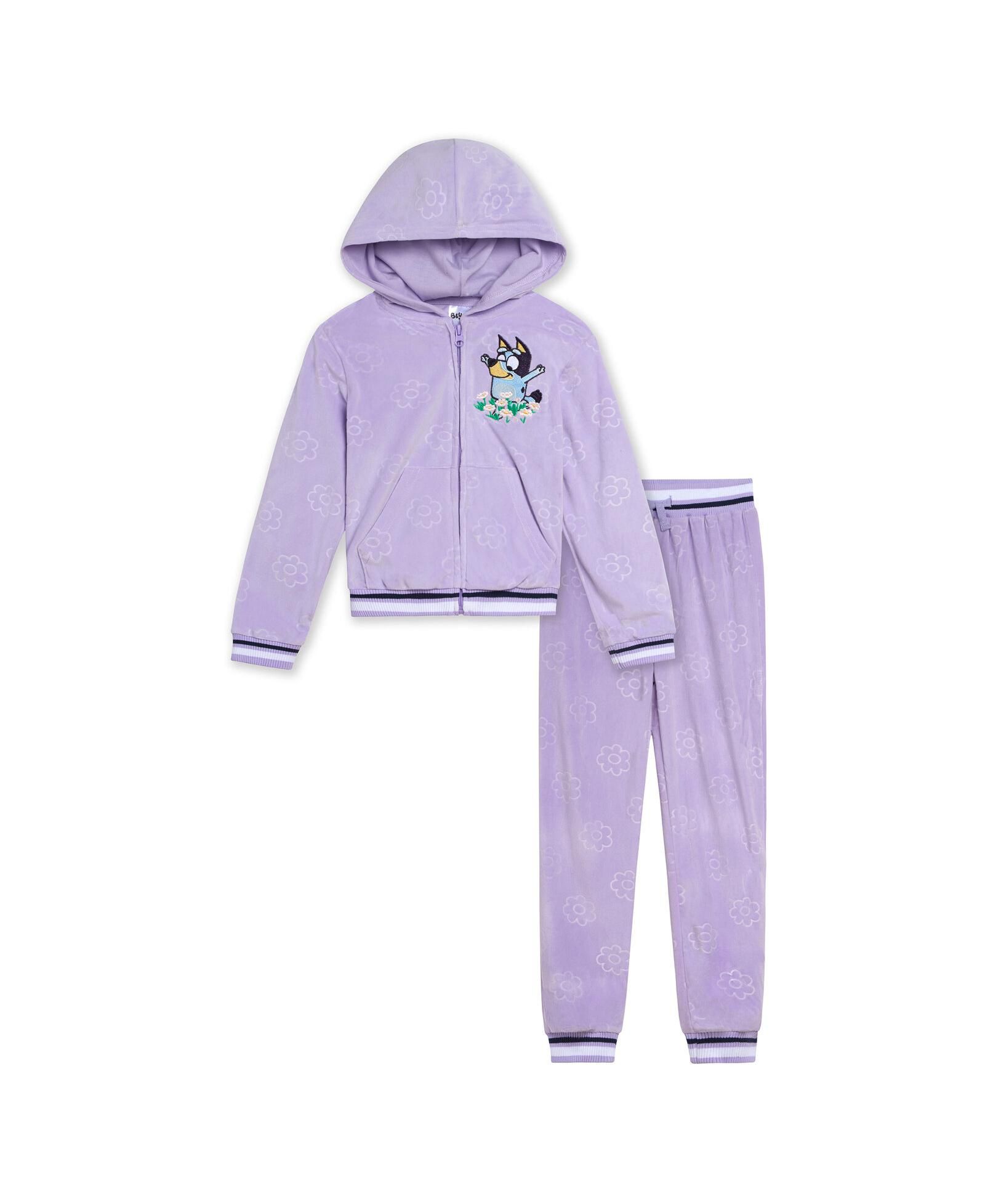 Bluey Детский комплект худи и брюки Velour Zip Up