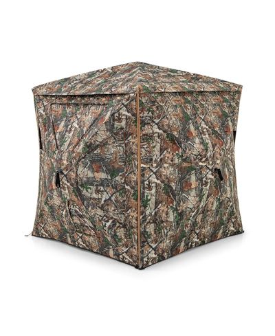 5-in-1 Detachable Ground Hunting Blind for 2-3 People with Skylight