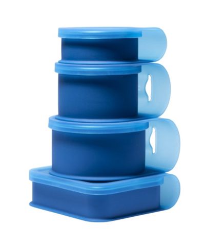 Набор мисок Silipint Go Go Bowl Set: 4 шт. Deep Pool - 10, 20, 30 oz & Sandwich
