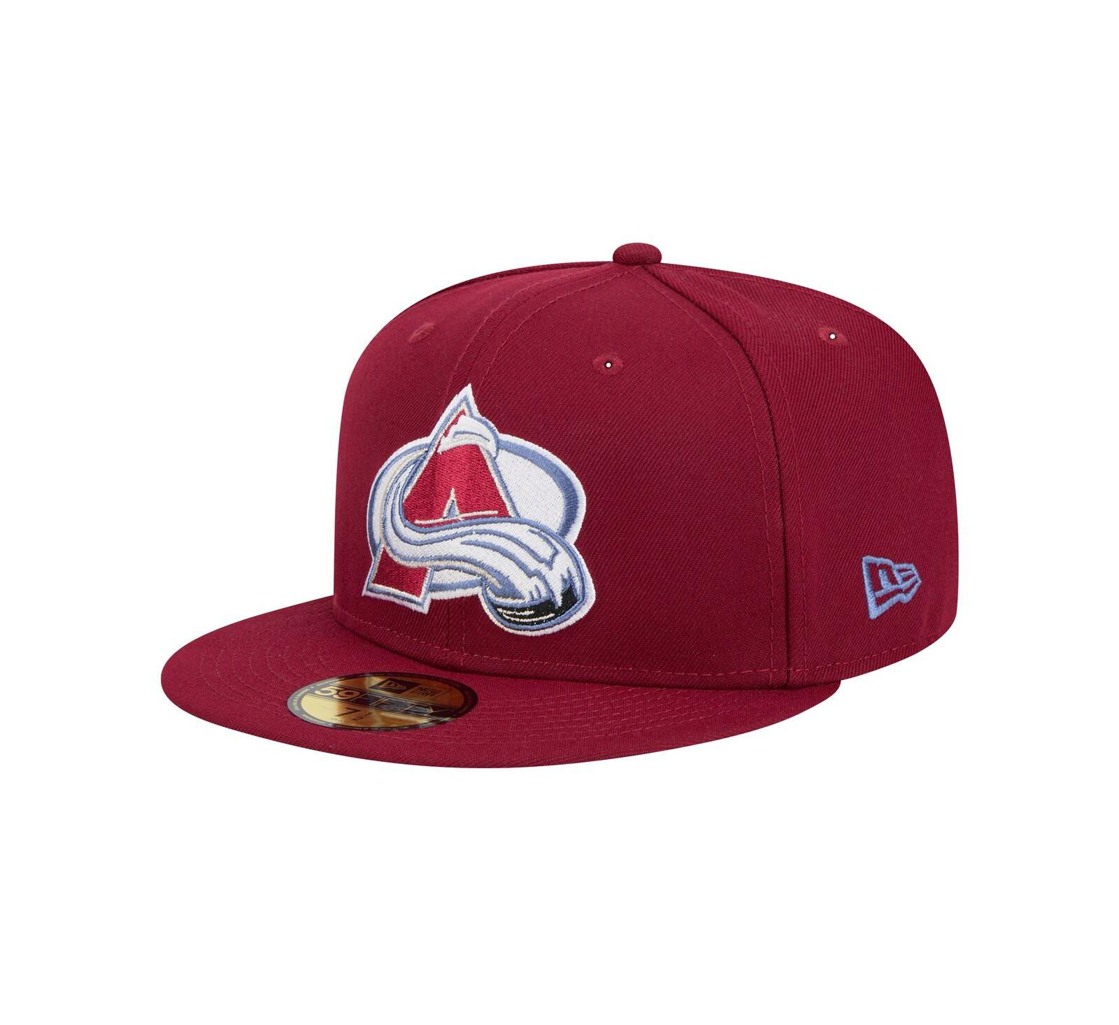 New Era Мужская кепка Core 59FIFTY Colorado Avalanche бордовая