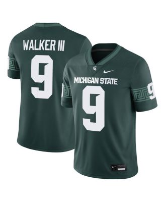 Nike Men's Kenneth Walker III Green Michigan State Spartans Alumni Game Jersey