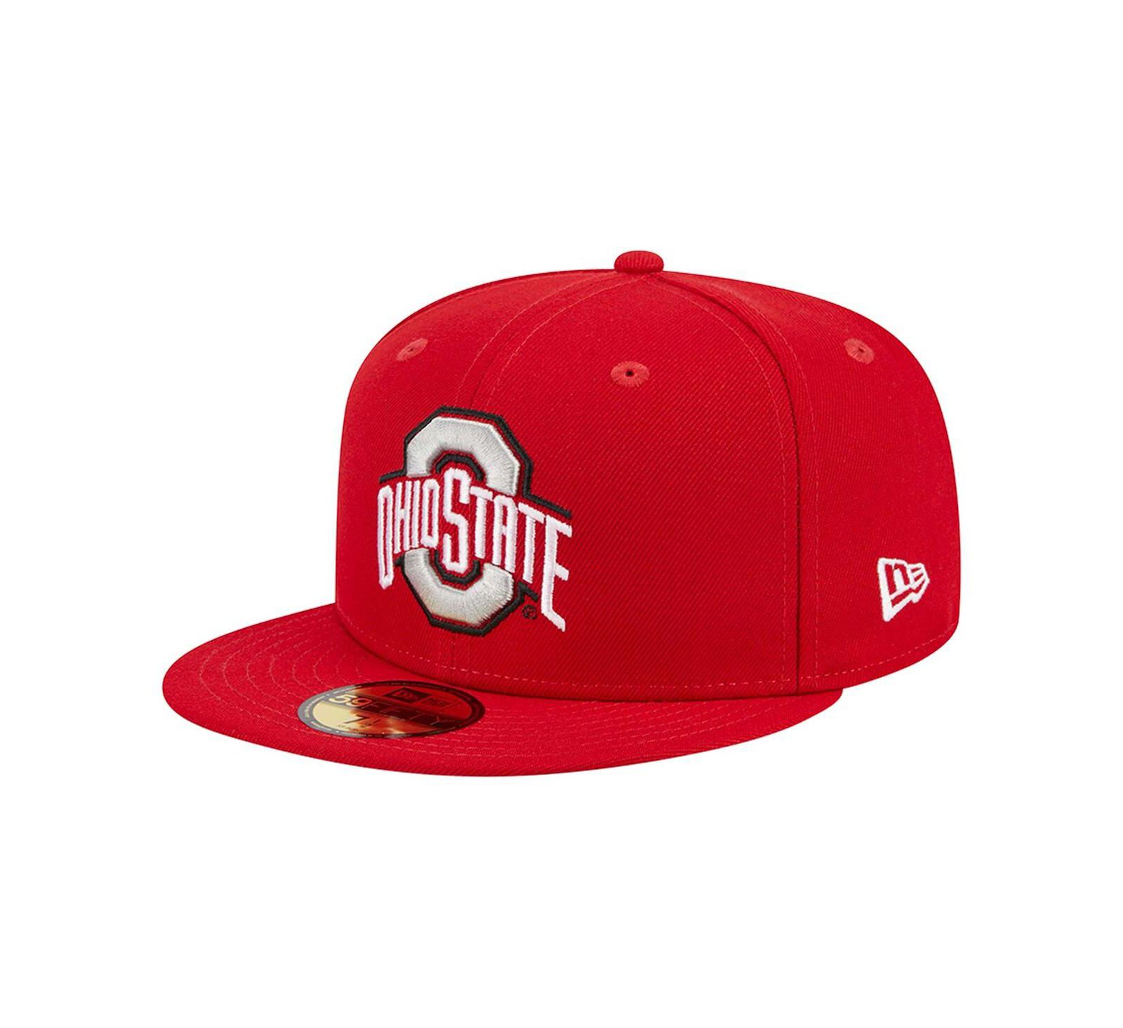 New Era Men's Scarlet Ohio State Buckeyes 59FIFTY Fitted Hat