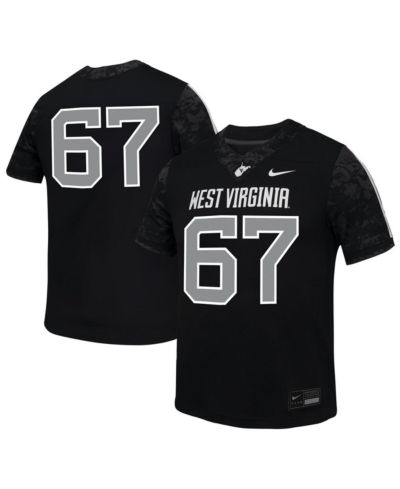 Nike Big Boys and Girls 67 Black West Virginia Mountaineers Untouchable Replica Game Jersey