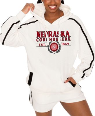 Женский комплект Gameday Couture Nebraska Huskers Down, Set, Go Pullover Hoodie и шорты