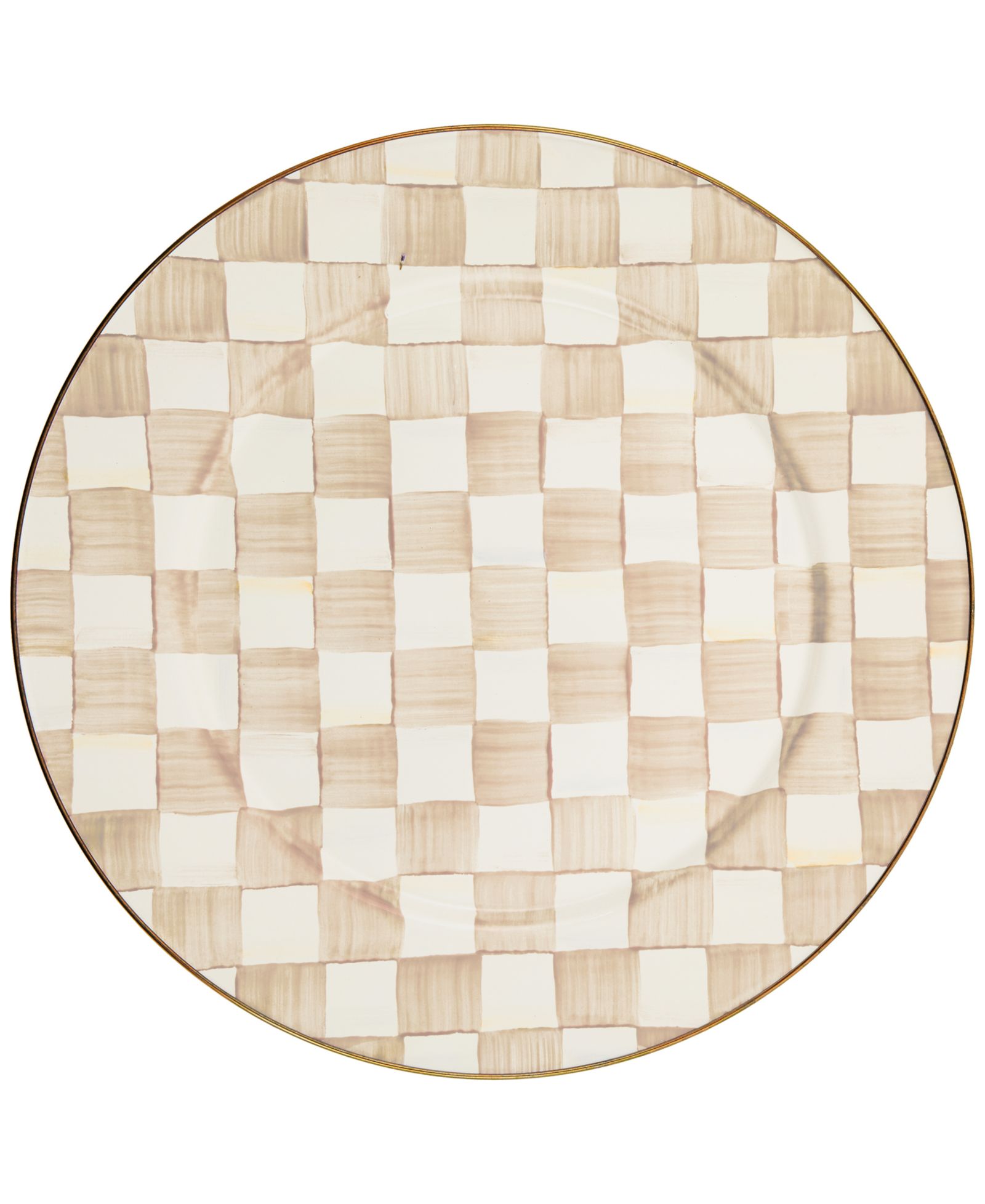 Сервировочное блюдо Mackenzie-Childs Mocha Check