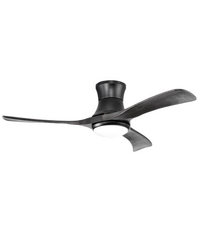 GOUUN 52 in Flush Mount Ceiling Fan with LED Light and Remote